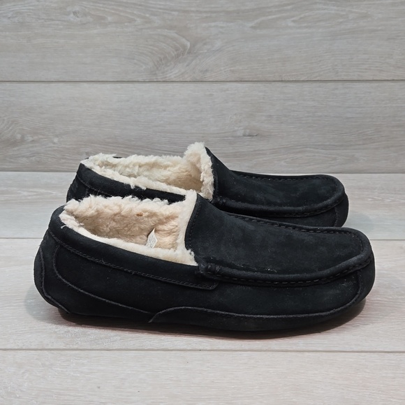 Ugg Australia Women Suede Sheepskin Loafer Slip on shoes sz 10 main image 12